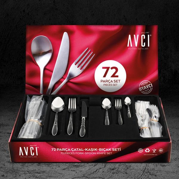 Platin 72 Parça Çatal Kaşık Bıçak Takımı