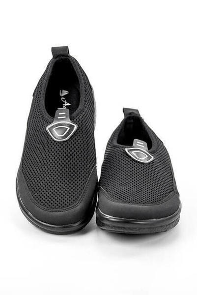 Fileli Ortopedik Hac Umre Ayakkabısı Siyah
