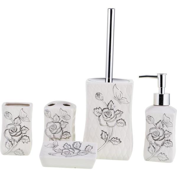 Almina 5'li | Porselen | WC Banyo Seti | Al-9508