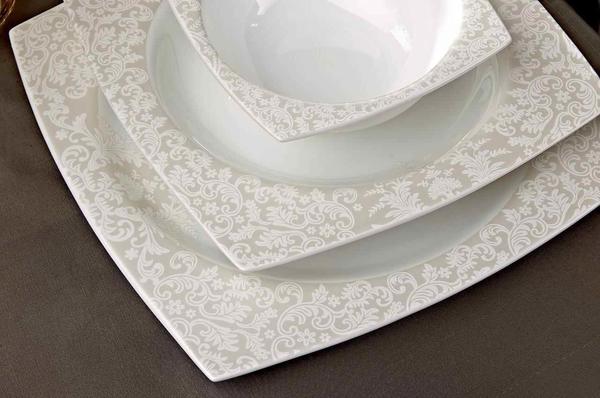 Neva Melis 60 Parça Premium Bone Yemek Takımı | 12 Kişilik | N2462