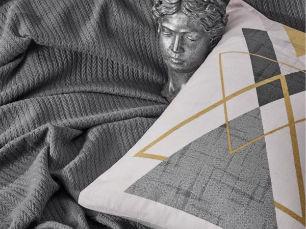 Cottonbox Bond Double Pique Ensemble Trigon Anthracite