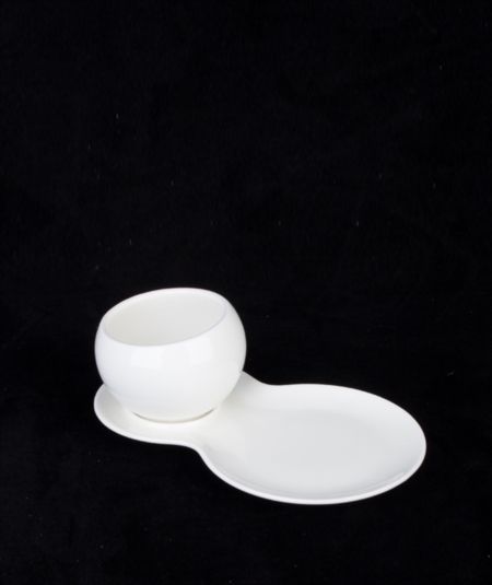 Porselen Tepsili 6 Li Sunum Kase