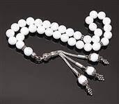 سبحة من حجر الصدف (925 SET SILVER 8mm)