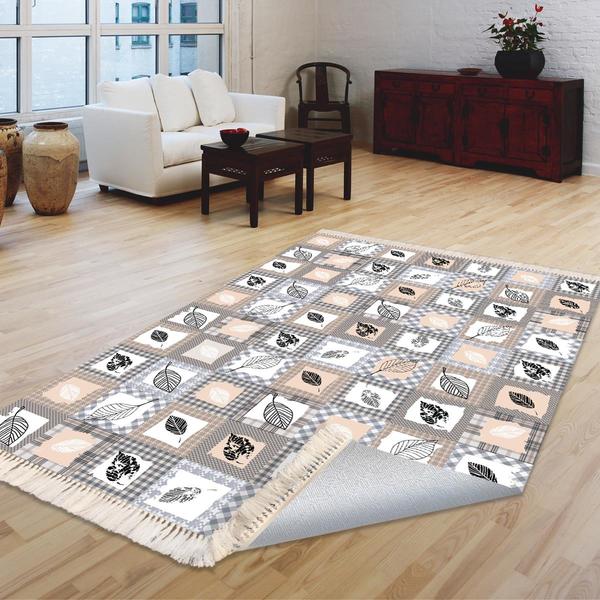 Milano Yıkanabilir Dekoratif Halı Kaymaz Taban | 8mm | MLN-DOT-HT481