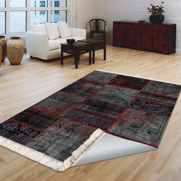 Milano Yıkanabilir Dekoratif Halı Kaymaz Taban | 8mm | MLN-DOT-HT919