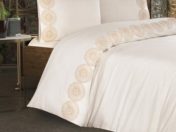 Mill Nevresim Takımı Krem Gold