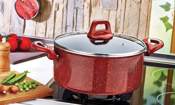 22 cm Tile Deep Saucepan