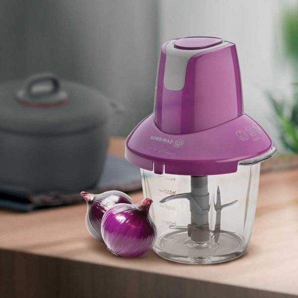 Korkmaz Pro Magic 4 Bıçaklı Cam Doğrayıcı | Mor | A460-01