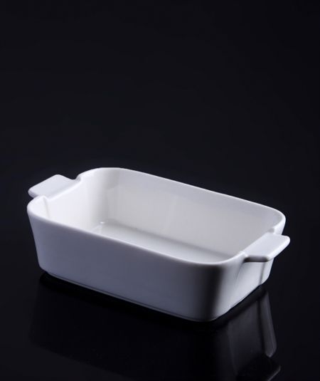 اكار | وعاء فرن صغير مستطيل الشكل من بيانكو بيرلا 18.5 سم