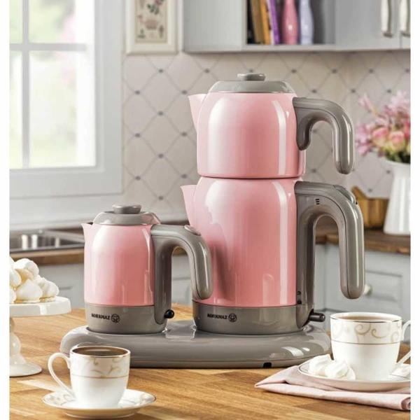 Korkmaz Mia Çay ve Kahve Makinesi - Pembe