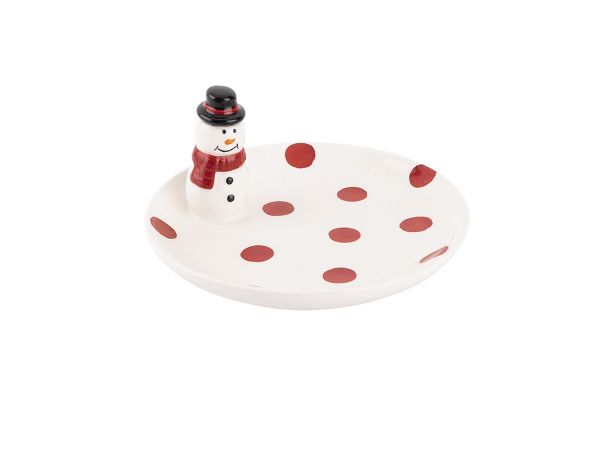 Tantitoni | Snowman Seramik Oval Tabak