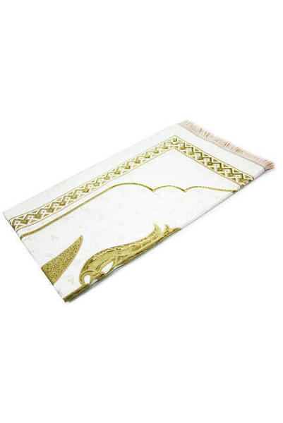 سجادة صلاة التوليب شينيل فاخرة - لون أخضر