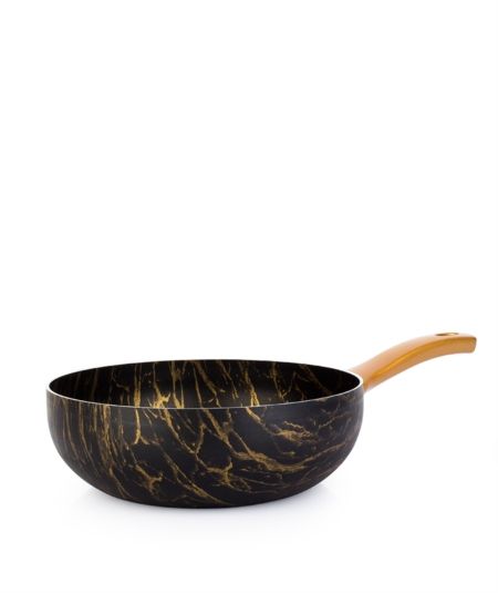 Acar Mutfak | Acr Mermer Desen Wok Tava 26 cm