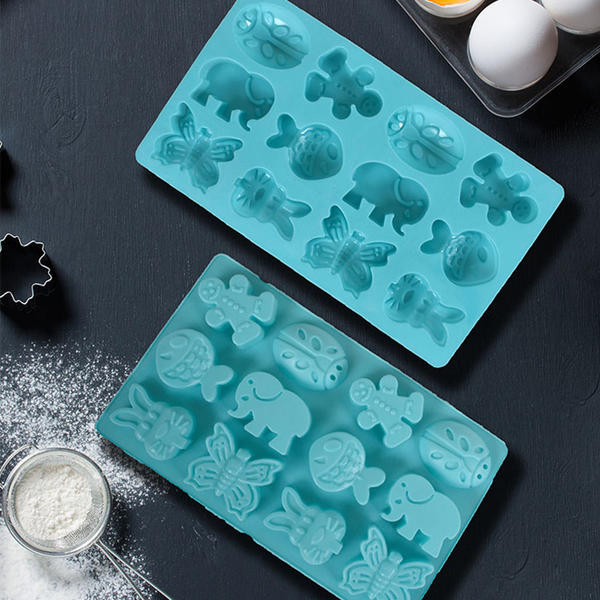 Mavi Silikon Şekilli Kurabiyelik - MYS 109 | Mys Slicone