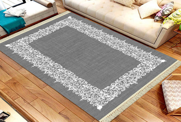 Roland 5'li Yıkanabilir Halı Seti | Gri | roland-3118-grey