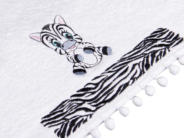 Mitgift Land Zebra Hand Gesicht Handtuch weiß