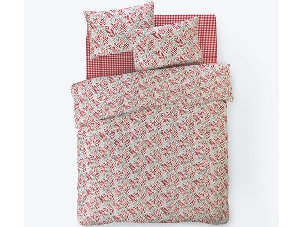 Olive Çift Kişilik Nevresim Takımı Kırmızı