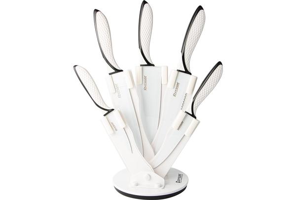 Duygu 6 Parça Bıçak Seti | Beyaz | Paslanmaz Çelik | Dm-6050-2