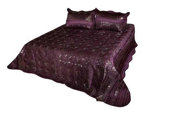 Lavella Maribel Yatak Örtü Takımı Mor | LV.101523200010