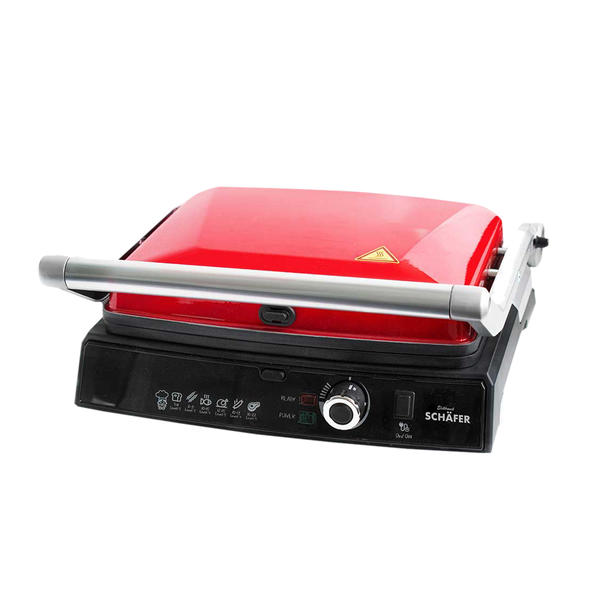 Schäfer Izgara ve Tost Makinesi | Kırmızı | 2000 W | 74244