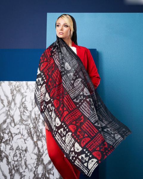 Dekonaz | Desenli Modern Tasarımlı Bayan Eşarp | DKNZ-31345