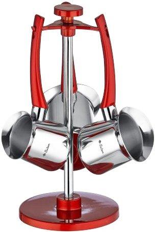 Seden XL Cezve Seti 4 Parça | Kırmızı