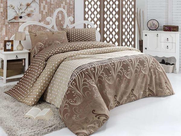 Nevresim Dünyasi Nevresim Takimi Seti Jonca | 43682-Braun