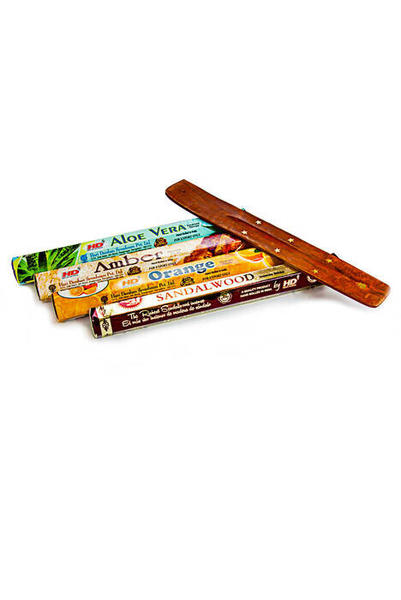 Hari Darshan Tütsü - Kayık Hediyeli - Sandal - Portakal - Amber - Aloe Vera
