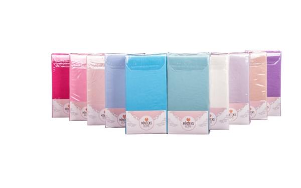 Minteks Double Ranforce Fitted Sheet - Light Pink