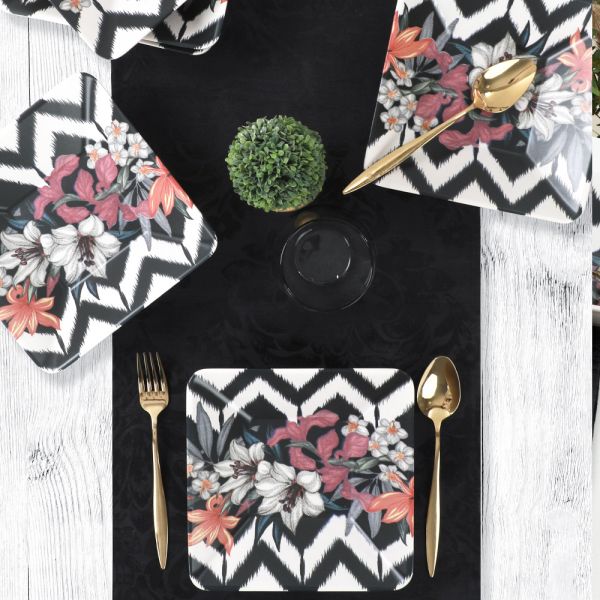 Purple Siera Yemek Tabağı 6 Parça - 17924 | Keramika