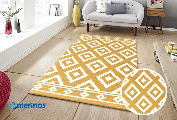 Merinos Marakesh Halı | Sarı | 1096-75-Yellow
