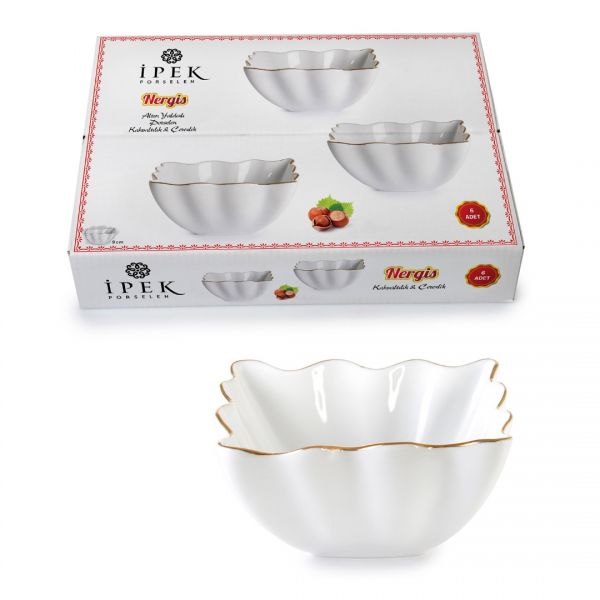 CB-GLD2242 PORS YALD.BOL BLANC COLORÉ BOÎTE 9 cm | SILK-66410