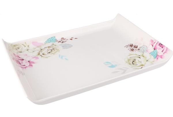 Bavary Servis Tepsisi | Küçük | Çiçekli | By-4603-3