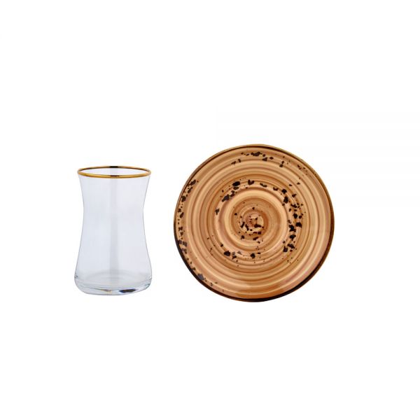 Oz Life | Damla Sapphire Porcelain Tea Set 12 Pieces