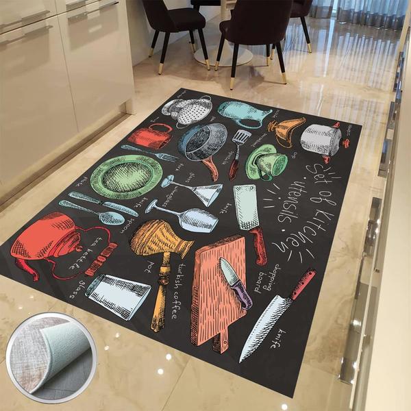 Milano Yıkanabilir Dekoratif Halı Kaymaz Taban | 8mm | MLN-NEWHM578-1