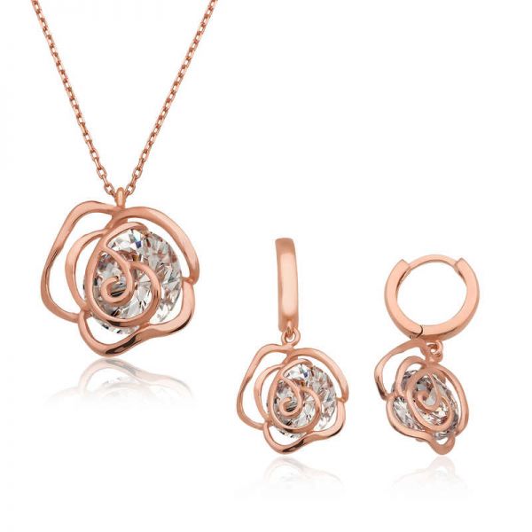 ​Gümüş Gül Bayan Set