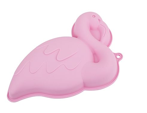 006-01-moule à gâteau en silicone en forme de flamant rose clair
