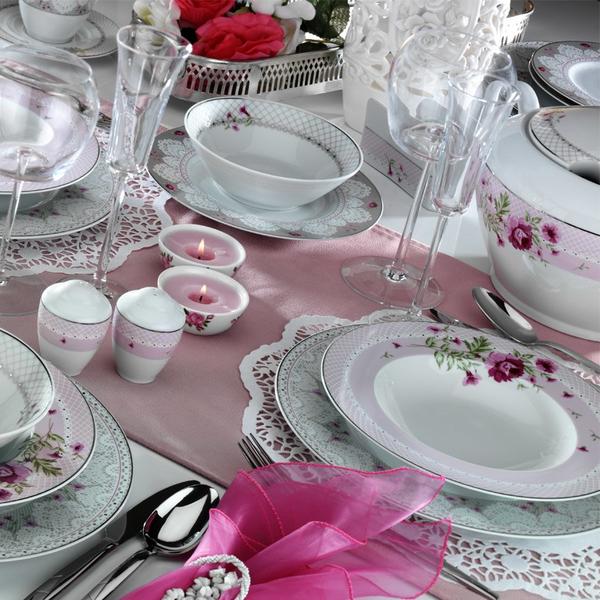 Kütahya Porselen 83 Parça Yemek Takımı | Yuvarlak | 12 Kişilik | KTH-8669