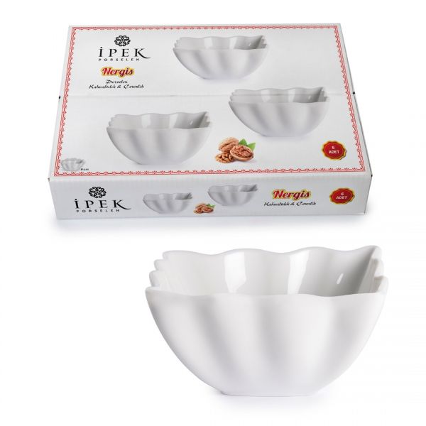 CB-B2242 PORS. SQUARE 6 BOWL (COLORED BOX) 9 cm | SILK-66600