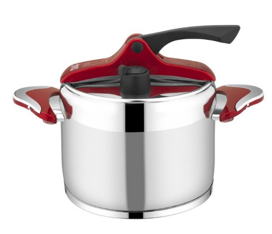 Taç Hamarat Plus Düdüklü Tencere | 4 L | Paslanmaz Çelik | İndüksiyonlu | TAC-4549