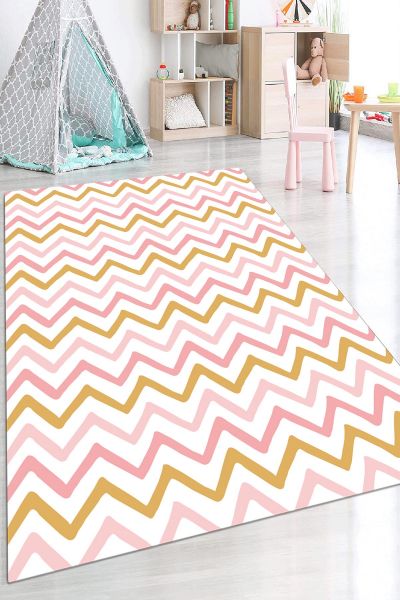 Birkilim Yıkanabilir Dekoratif Halı İpeksi Kaymaz Taban | MLN-IP-HP-597