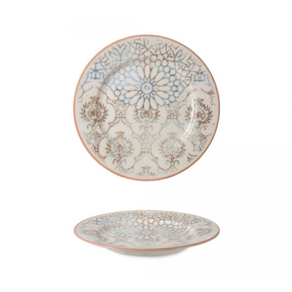 İpek | Riva Çiçek Desenli Pasta Tabağı 21 cm | MYH 07839