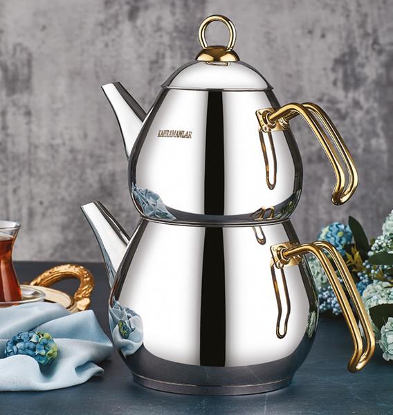 Mega Elit Gold Line Teapot
