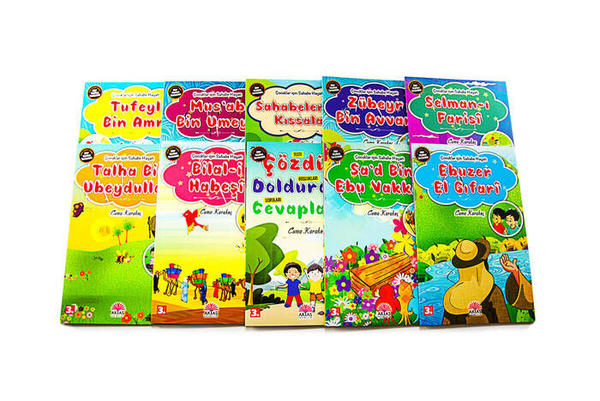 Çocuklar İçin Sahabe Hayatları Seti 10 Kitap Takım