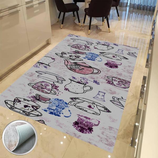 Milano Yıkanabilir Dekoratif Halı Kaymaz Taban | 8mm | MLN-NEWHM581-1