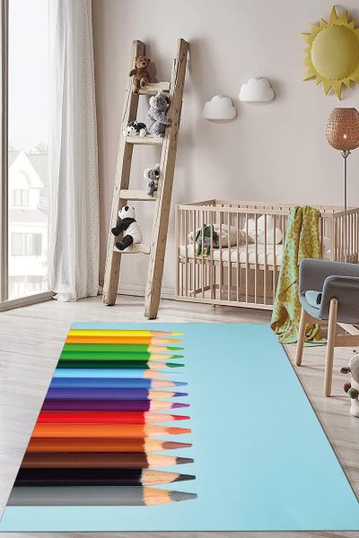 Birkilim Yıkanabilir Dekoratif Halı İpeksi Kaymaz Taban | MLN-IP-HP-703