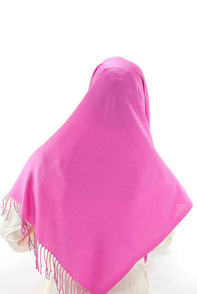 Pamuklu Paşmina Şal Pembe
