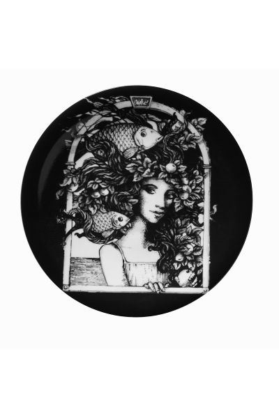 Kütahya Porselen Kadınlarım Serisi 25 cm Servis Tabağı 885177