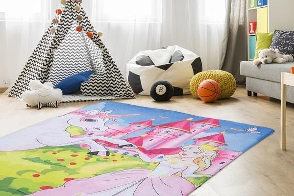 Obsession My Fable Collection Kinderteppich waschbar rosa Polyester | fai631prin100150