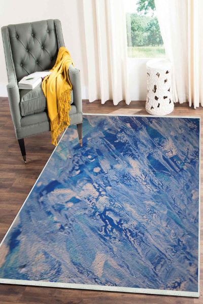 Birkilim Yıkanabilir Dekoratif Halı İpeksi Kaymaz Taban | MLN-IP-SD-010